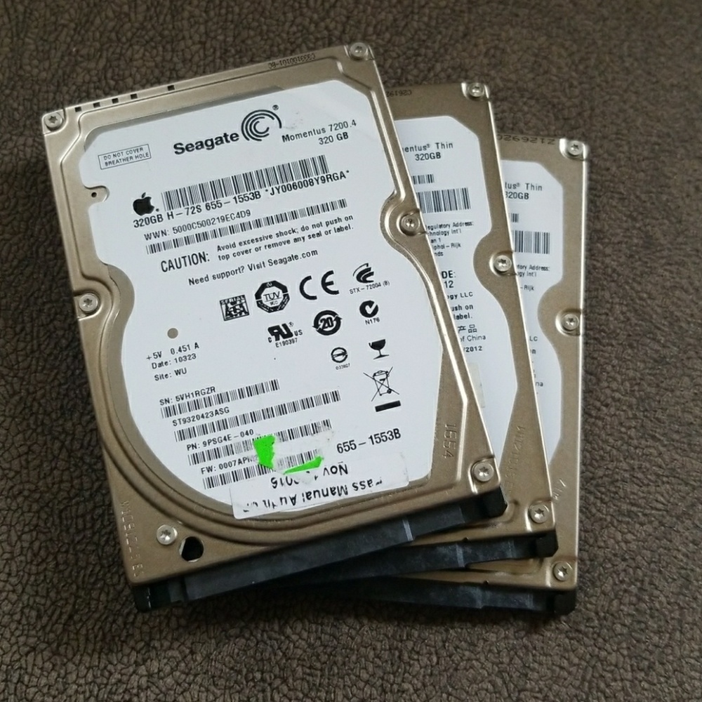 320 GB Seagate Thin Disk Drive